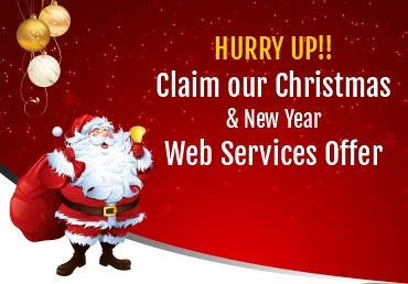 Claim our Christmas and New Year Web Services Offer now before it ends!