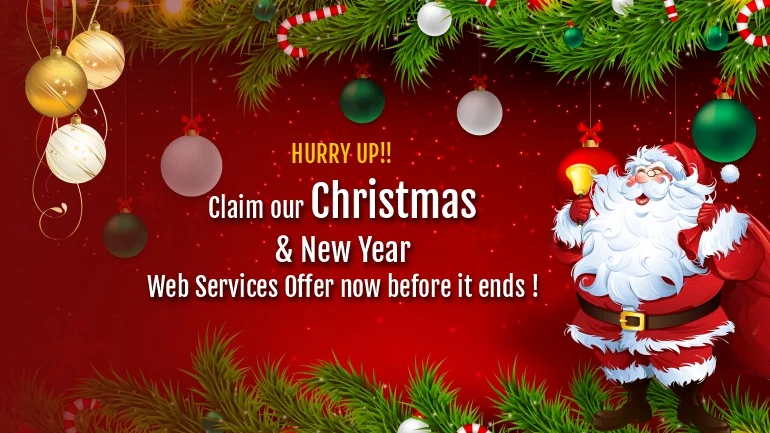 Claim our Christmas and New Year Web Services Offer now before it ends!